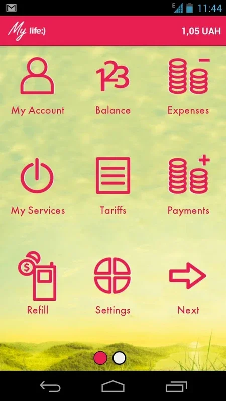 My life:) for Android - Manage Mobile Services with Ease