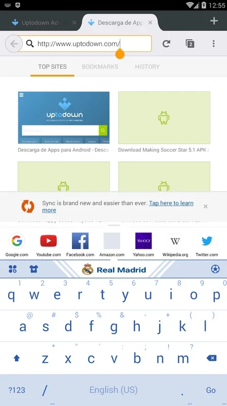 Real Madrid Kika Keyboard for Android - Customize with Team Spirit