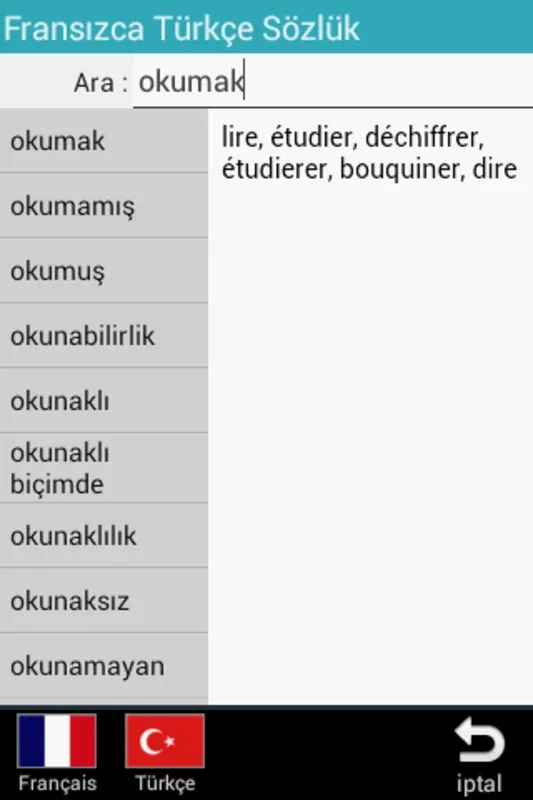 French Turkish Dictionary for Android - Seamless Translation