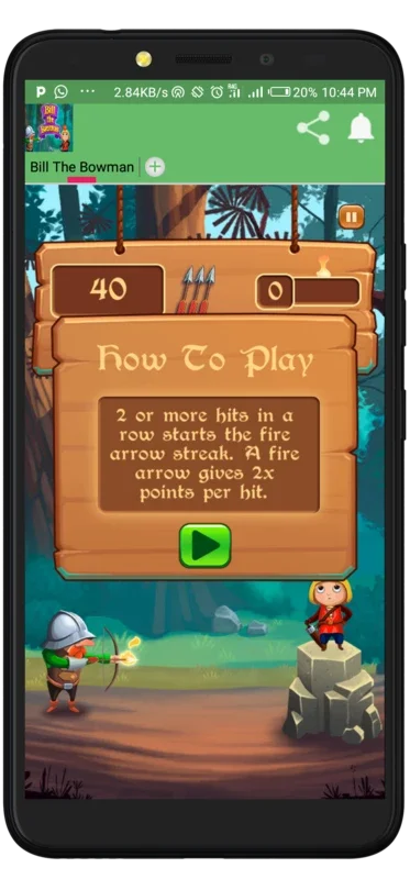 Bill The Bowman for Android: Master Bow Shooting Skills