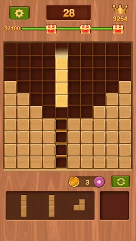 Wood Block Deluxe for Android - Engaging Puzzle Game