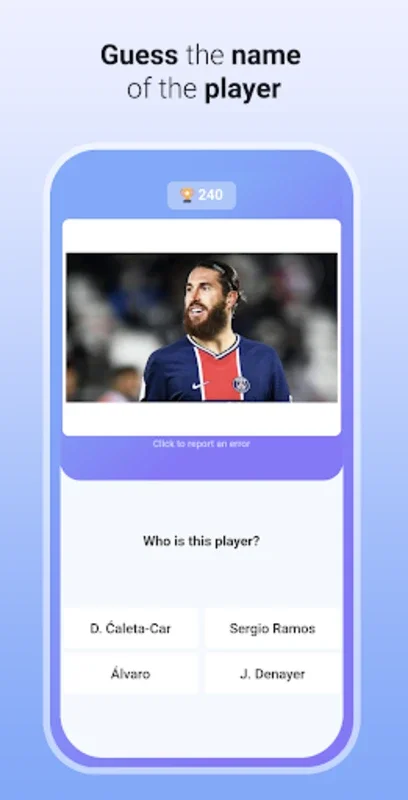 Quiz Soccer - Guess the Name for Android - Identify Top Football Stars