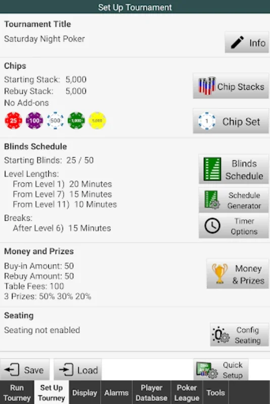 Blinds Are Up! for Android - Manage Live Poker Games