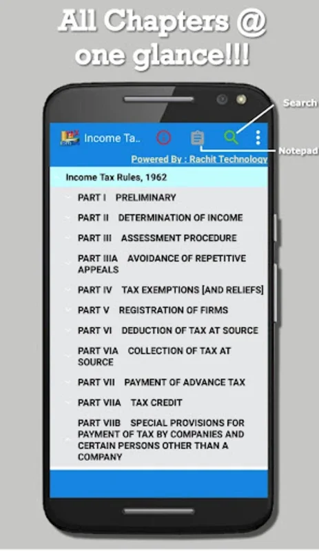 Income Tax Rules 1962 for Android - No Downloading Needed