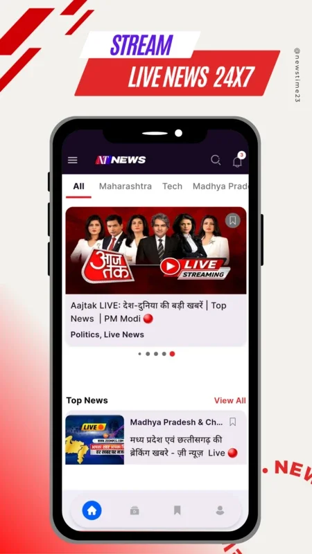 News Time 23 India for Android - Stay Informed