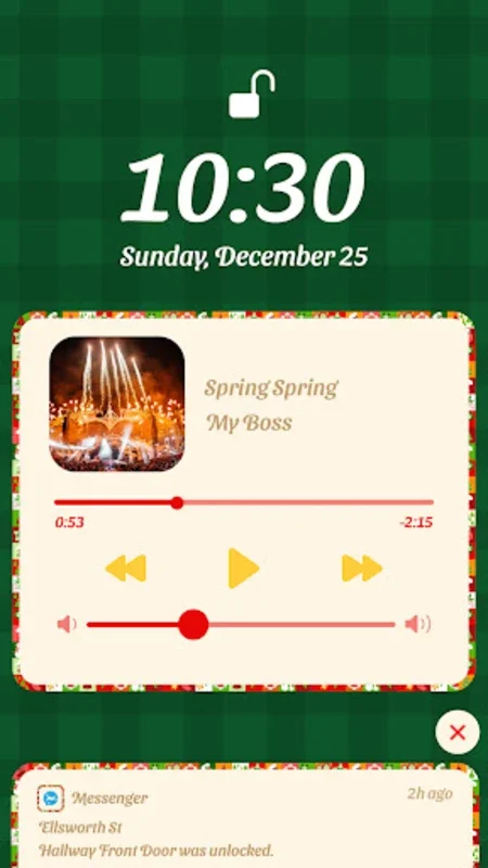 Christmas Patterns Theme for Android - Festive Phone Customization