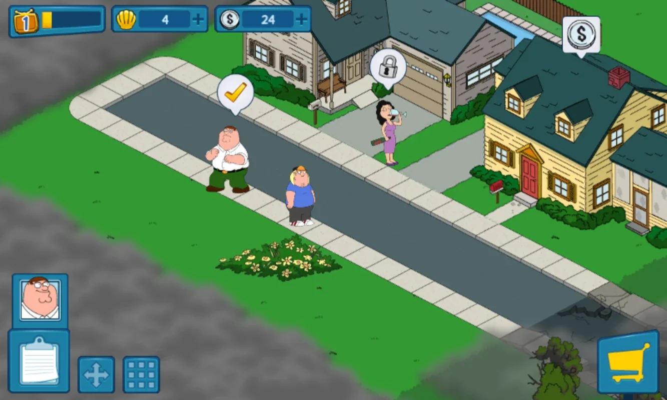 Family Guy: The Quest for Stuff for Android - Engaging Social Game