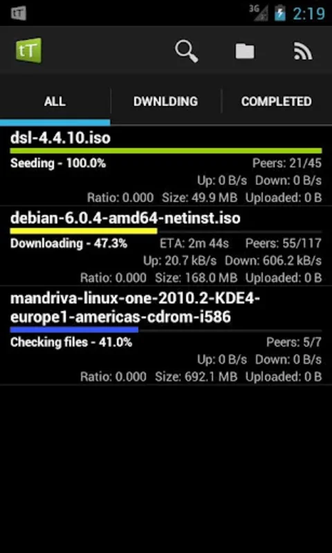 tTorrent Lite for Android - Seamless Torrent Downloads