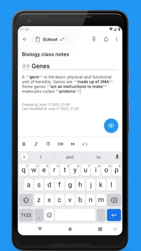 Quillnote for Android - Simplify Note-Taking