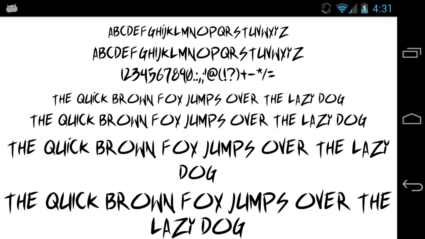 Pencil Fonts 50 for Android - Transform Messages