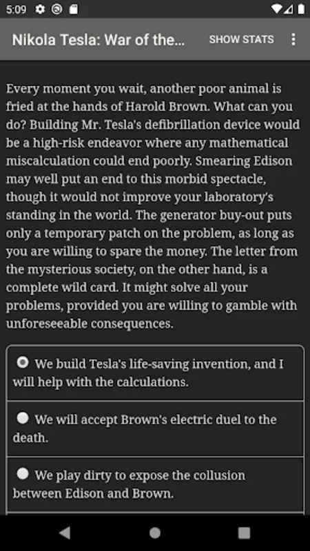 Tesla: War of the Currents for Android - Shape Electrical History