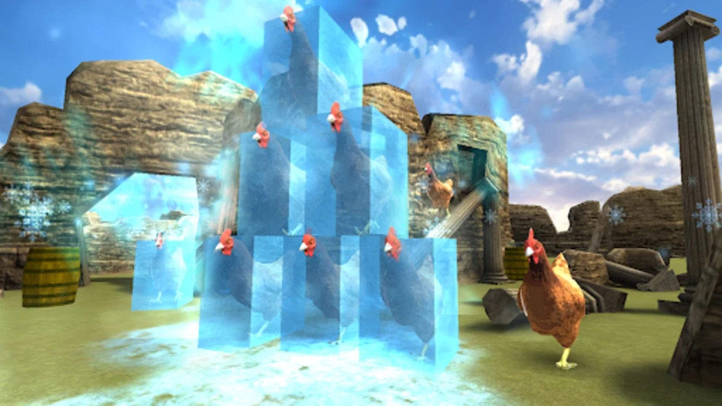 Cluck Shot for Android - Intense Chicken - themed Shooter