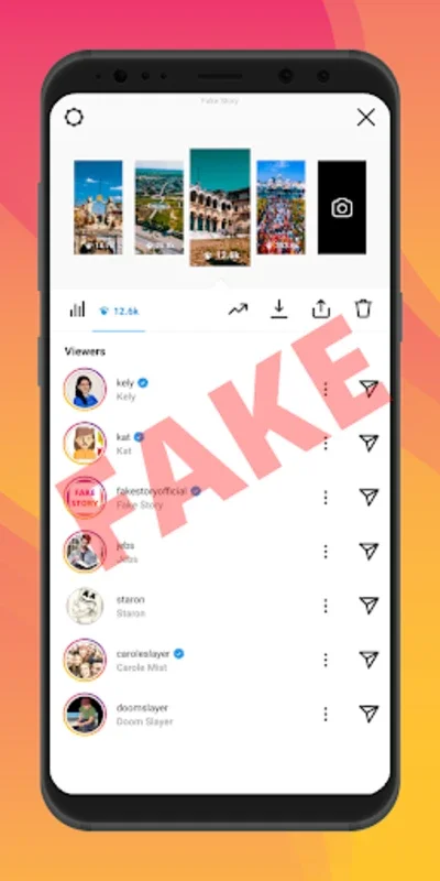 Fake Story Prank for Android - Craft Custom Social Media Pranks