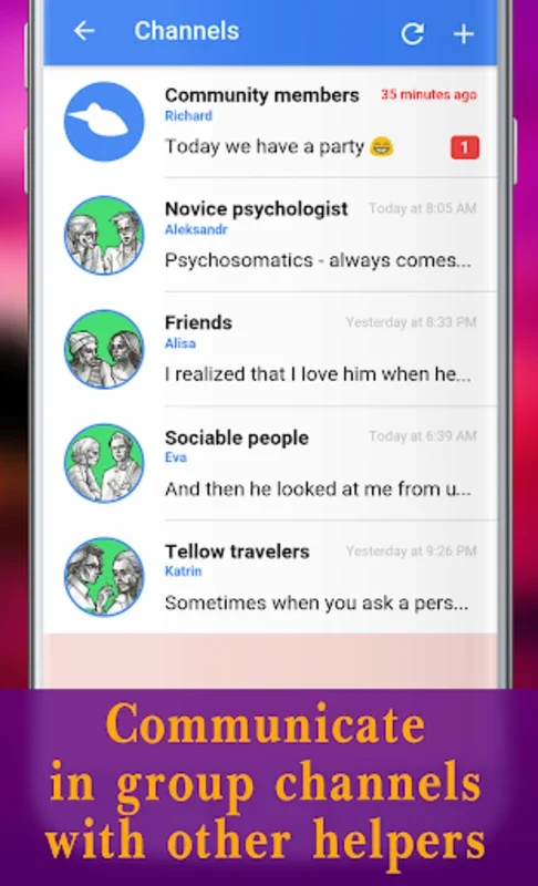 Companionship Help Psychology for Android - Empowering Emotional Support