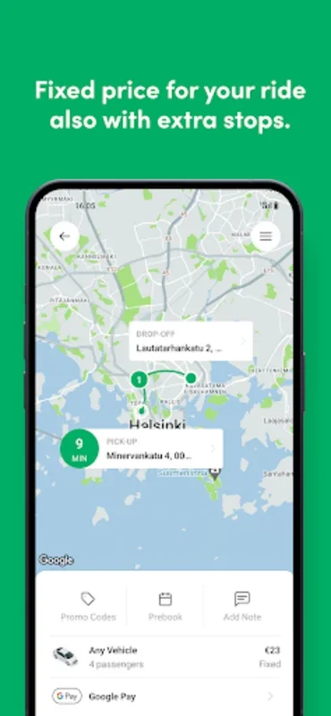 Menevä Taxi for Android - Seamless Rides in Finland