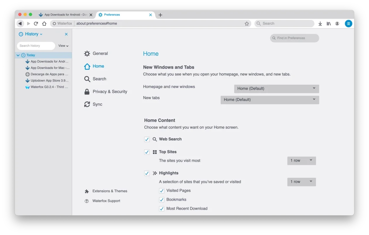 Waterfox for Mac - Enhanced Privacy and Performance