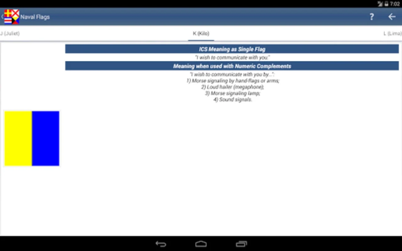 Nautical Flags for Android - Enhance Your Maritime Knowledge