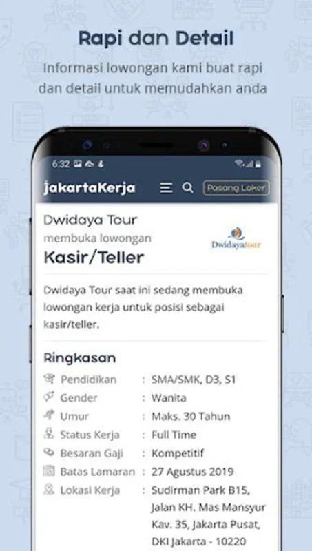 LOKER JAKARTA - Lowongan Kerja for Android