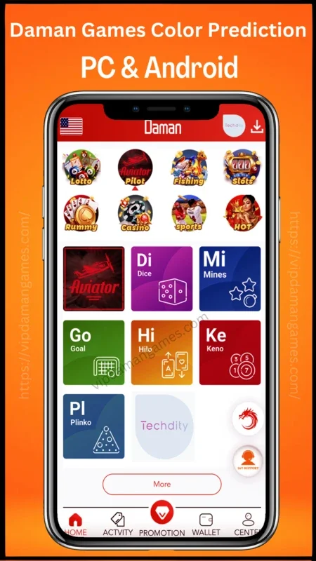 Daman Games for Android - Exciting Color Prediction App