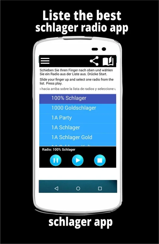 Schlager musik: deutsche schlager hits kostenlos S for Android - Enjoy Free Hits