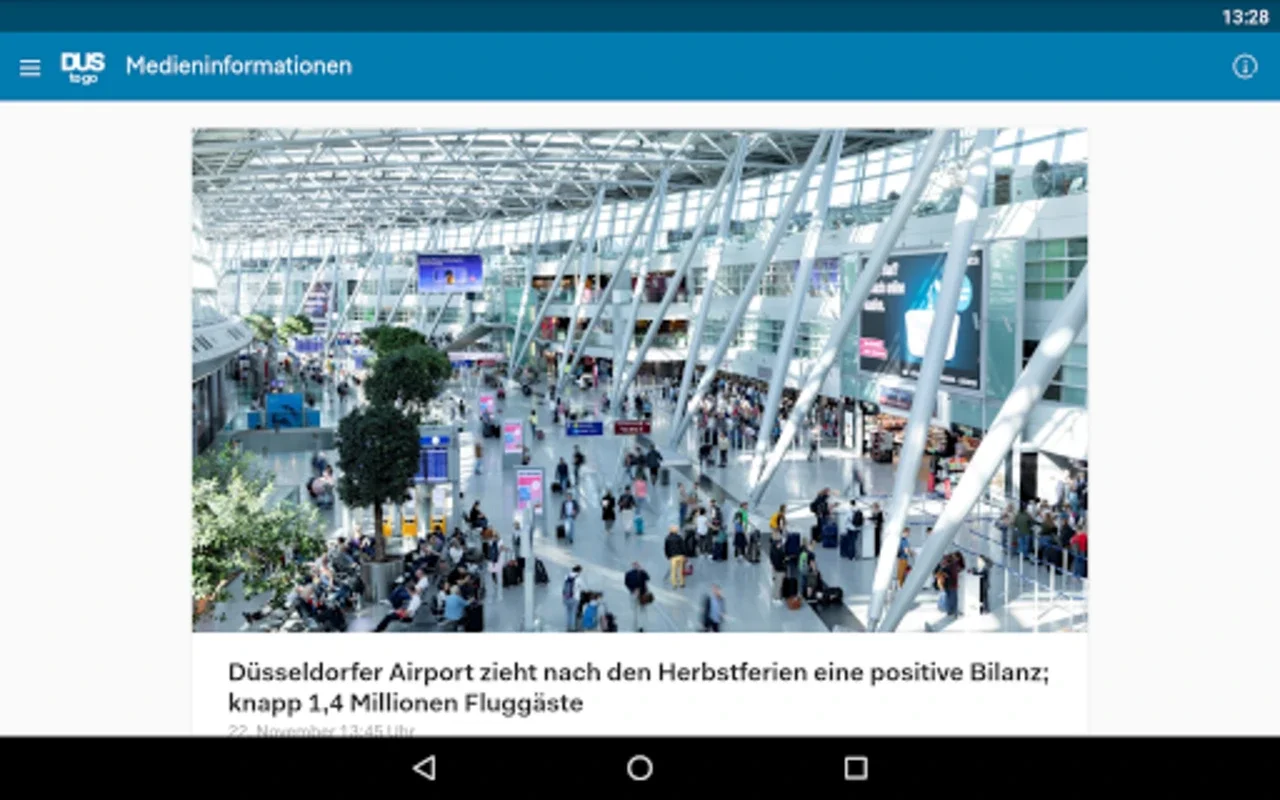 DUStogo for Android - Stay Informed at Dusseldorf Airport