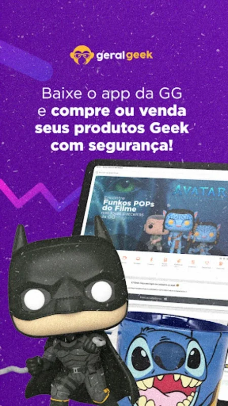 Geral Geek for Android - Shop and Sell Geek Collectibles