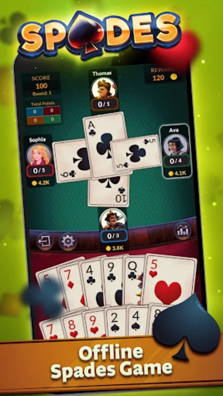 Spades for Android: Smart AI and No Ads