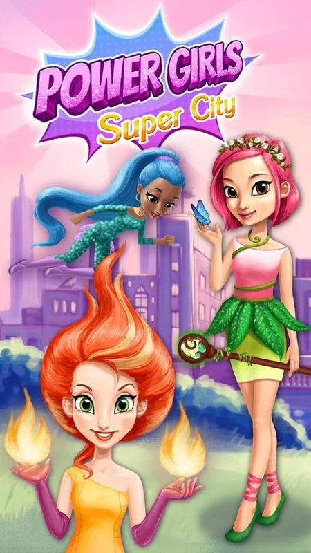 Power Girls Super City for Android - Save the City with the Girls