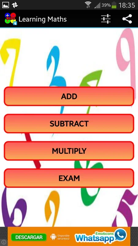 Mental Maths Kids for Android - Enhance Math Skills