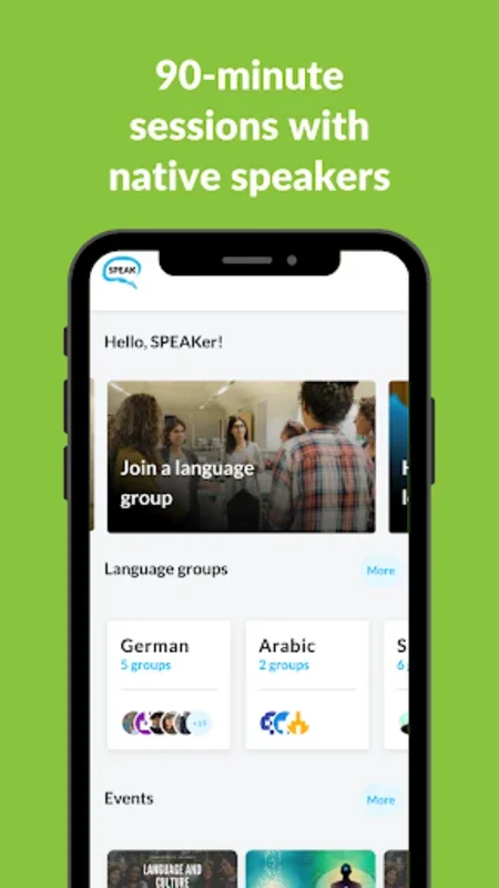 SPEAK for Android - Master 56+ Languages with Native Speakers