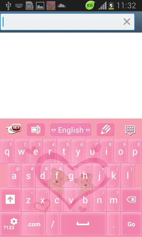 Pink Love Keyboard Free for Android - Add Romance to Typing