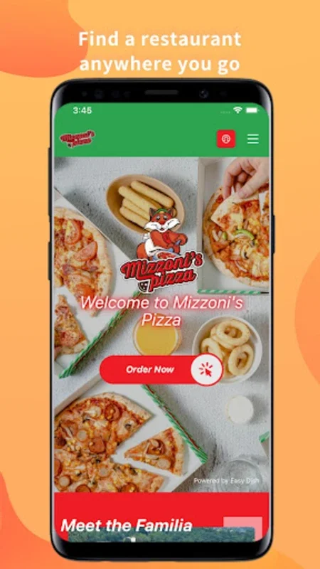 Mizzoni's Pizza for Android - Enjoy Authentic Italian Pizza