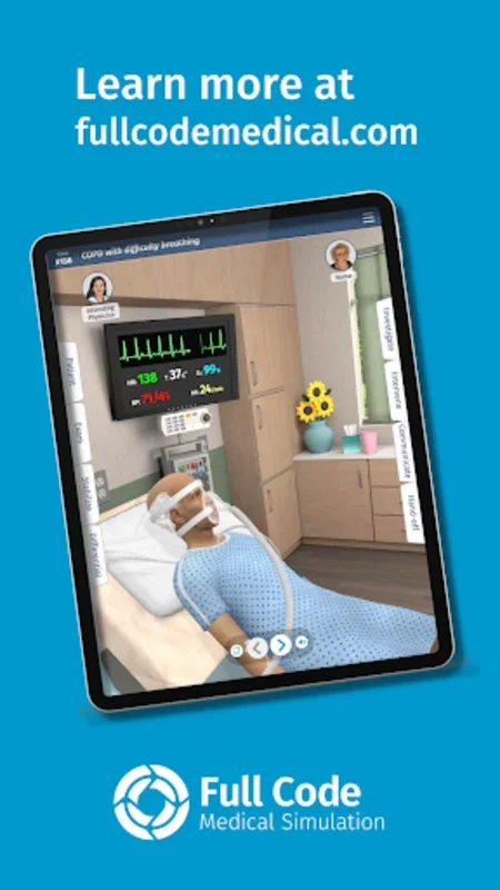 Full Code Medical Simulation: Immersive Android Medical Training with CME Credits