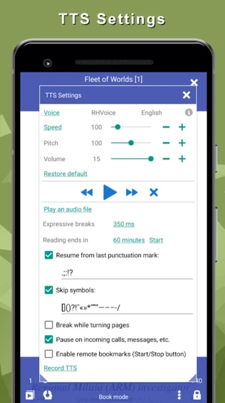 TTS Reader for Android: Listen to Any Book on Your Smartphone