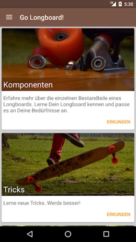 Go Longboard! for Android - Essential for Longboarders