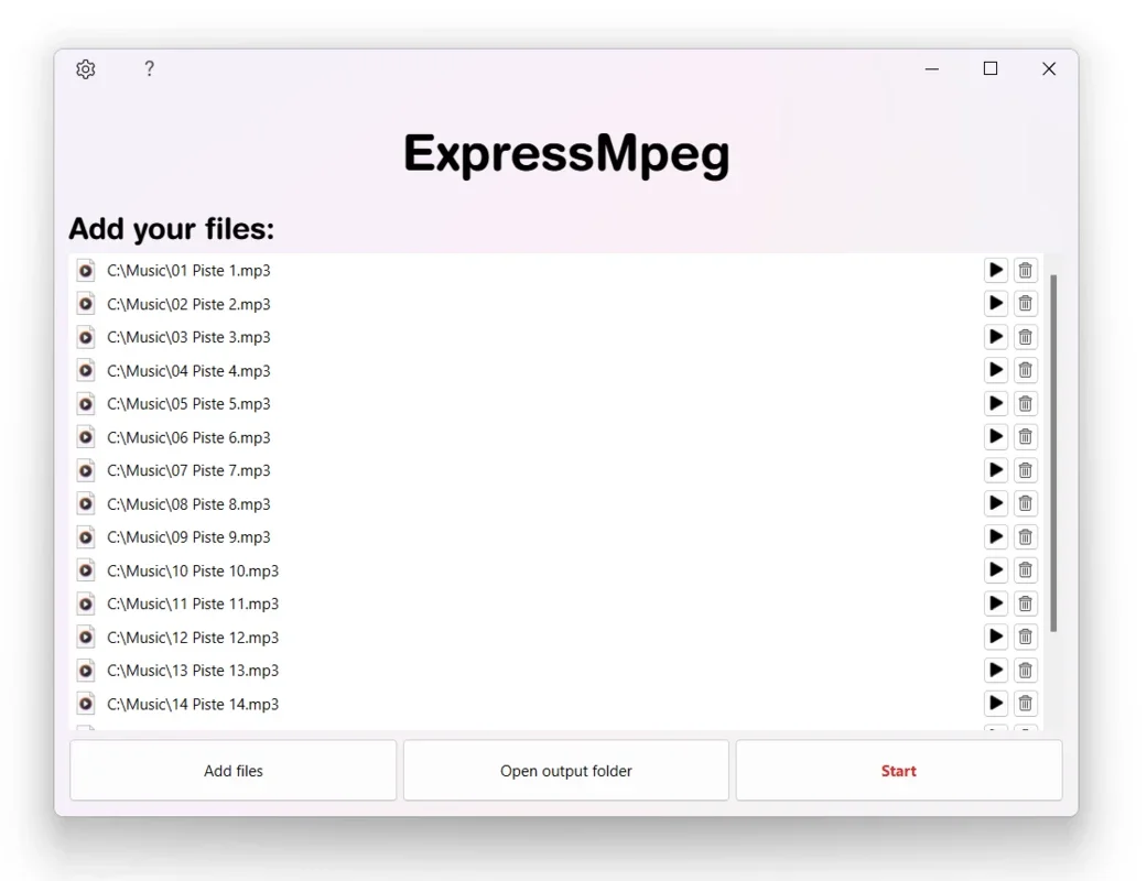 ExpressMpeg for Windows - Convert Music Files Easily