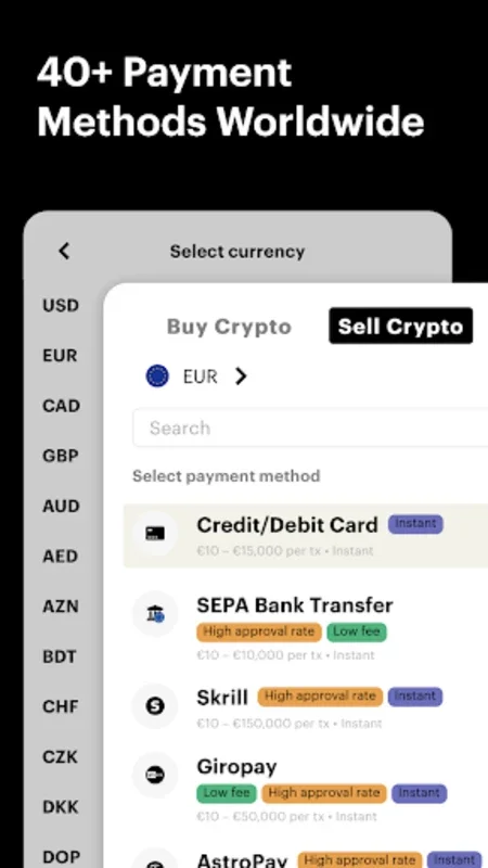 Paybis for Android: Streamlined Crypto Management