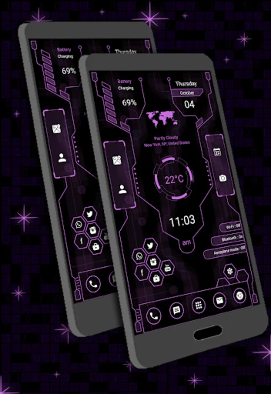 Hitech Launcher 2 for Android: Futuristic Design and Enhanced Functionality