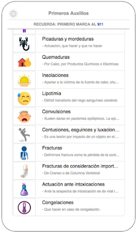 Primeros Auxilios for Android: Workplace Safety App