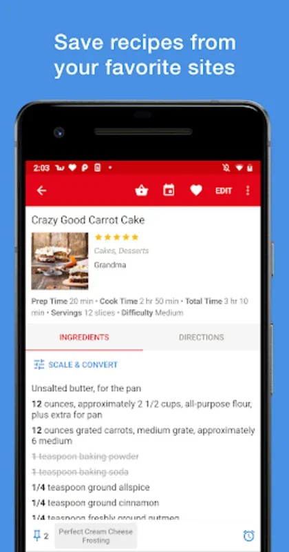 Paprika 3 for Android - Organize Your Culinary Life