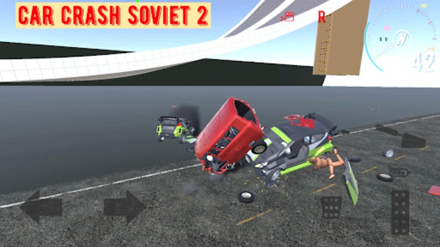 Car Crash Soviet 2 for Android - Thrilling Vehicle Crashes