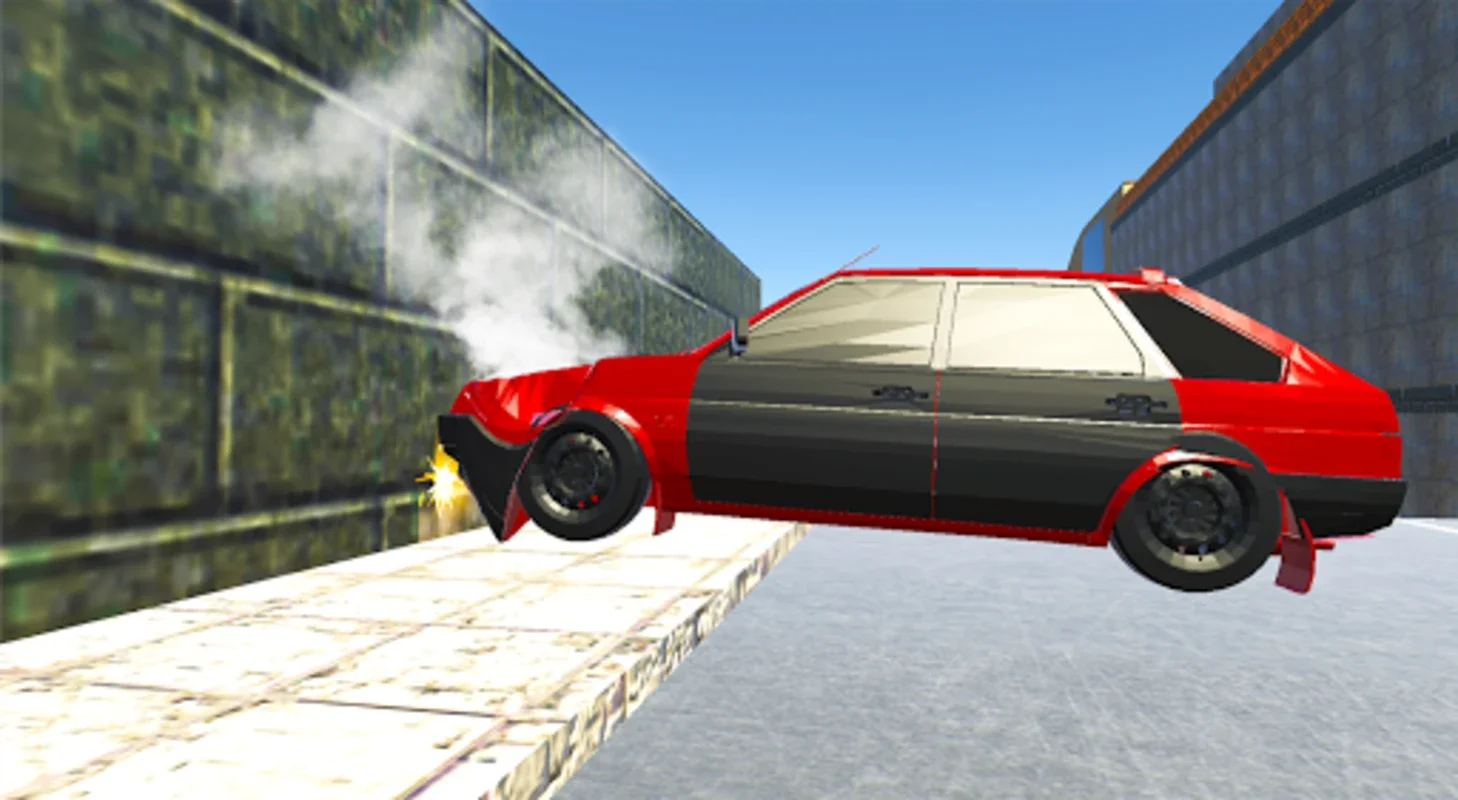 VAZ Car Test - Beamcrash for Android: Realistic Crash Sim