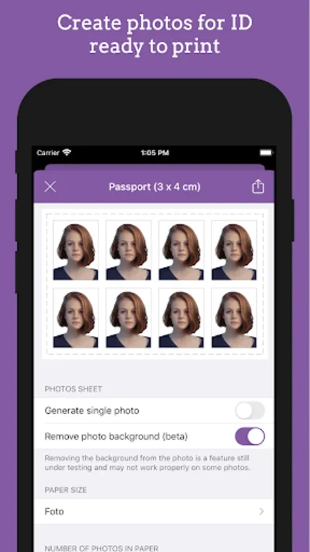 Photos for ID for Android: Create Professional ID Photos