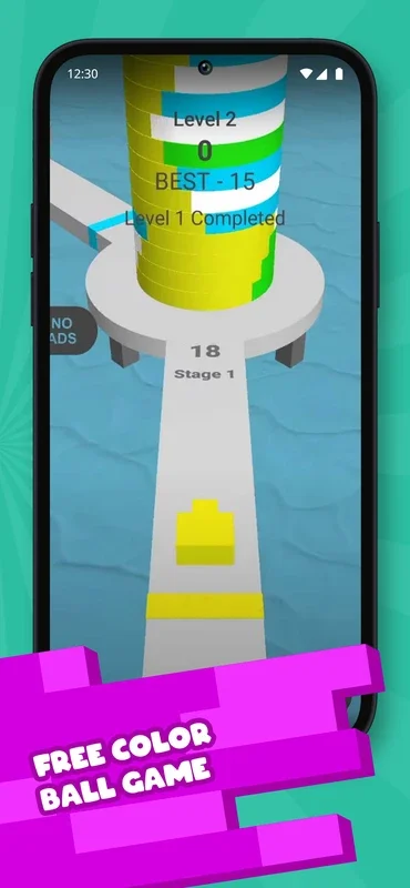 Tower Ball 3D - Shoot Color for Android: Endless Fun