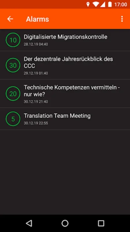 36C3 Schedule for Android - Organize Your 37C3 Experience