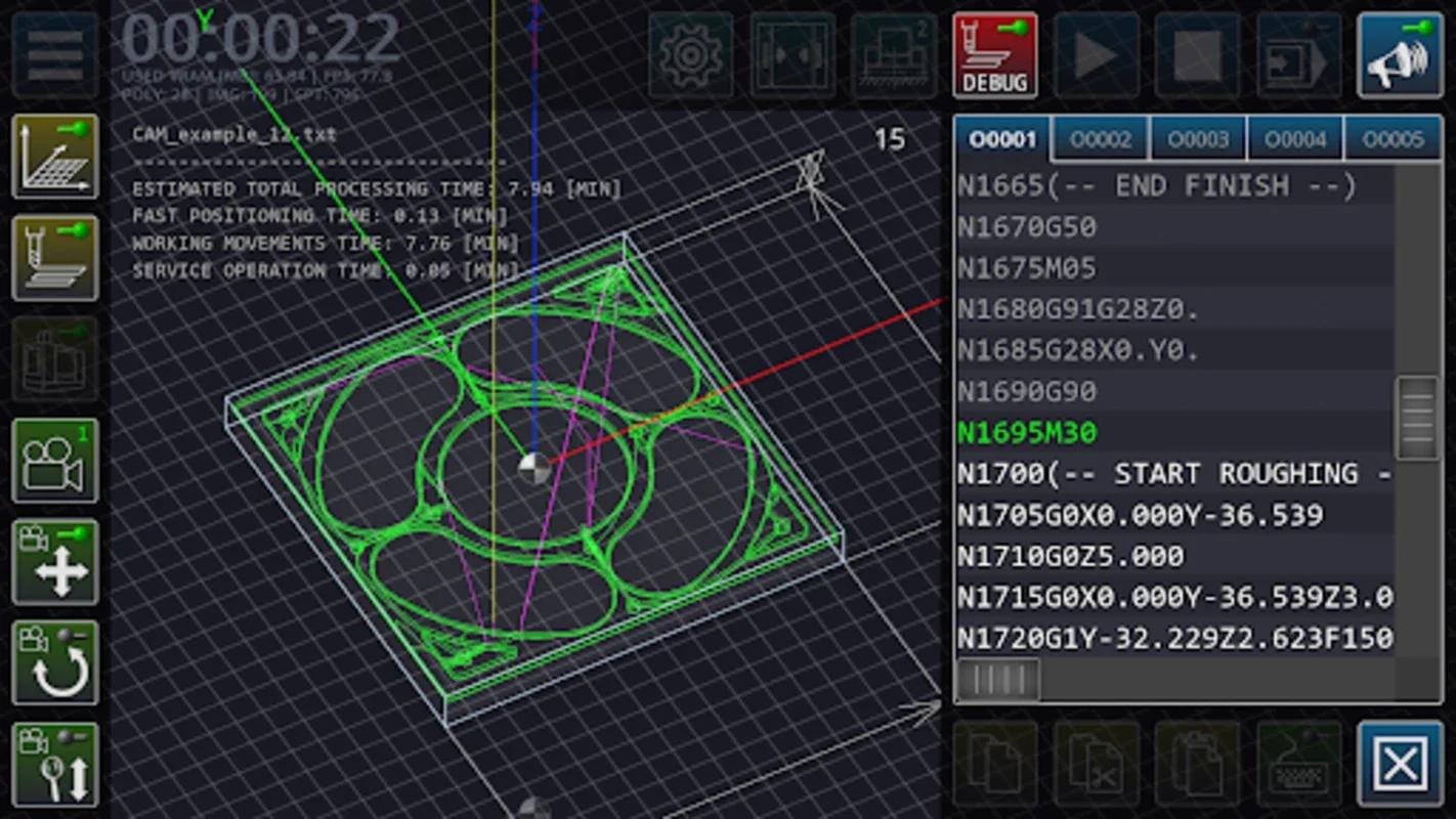 CNC Milling Simulator for Android - Ideal for Learning CNC Milling