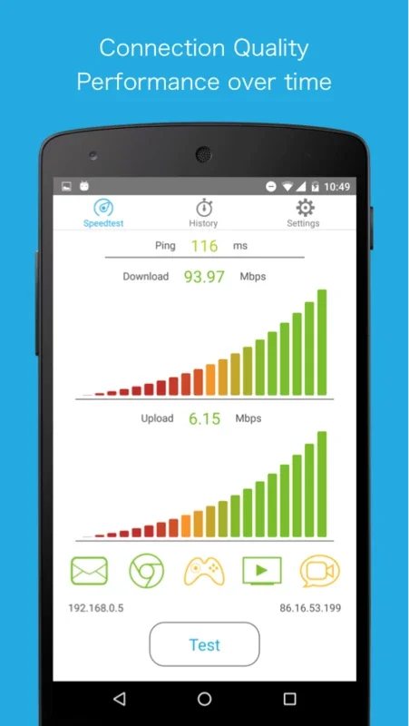SpeedTest for Android: Secure Internet Speed Check