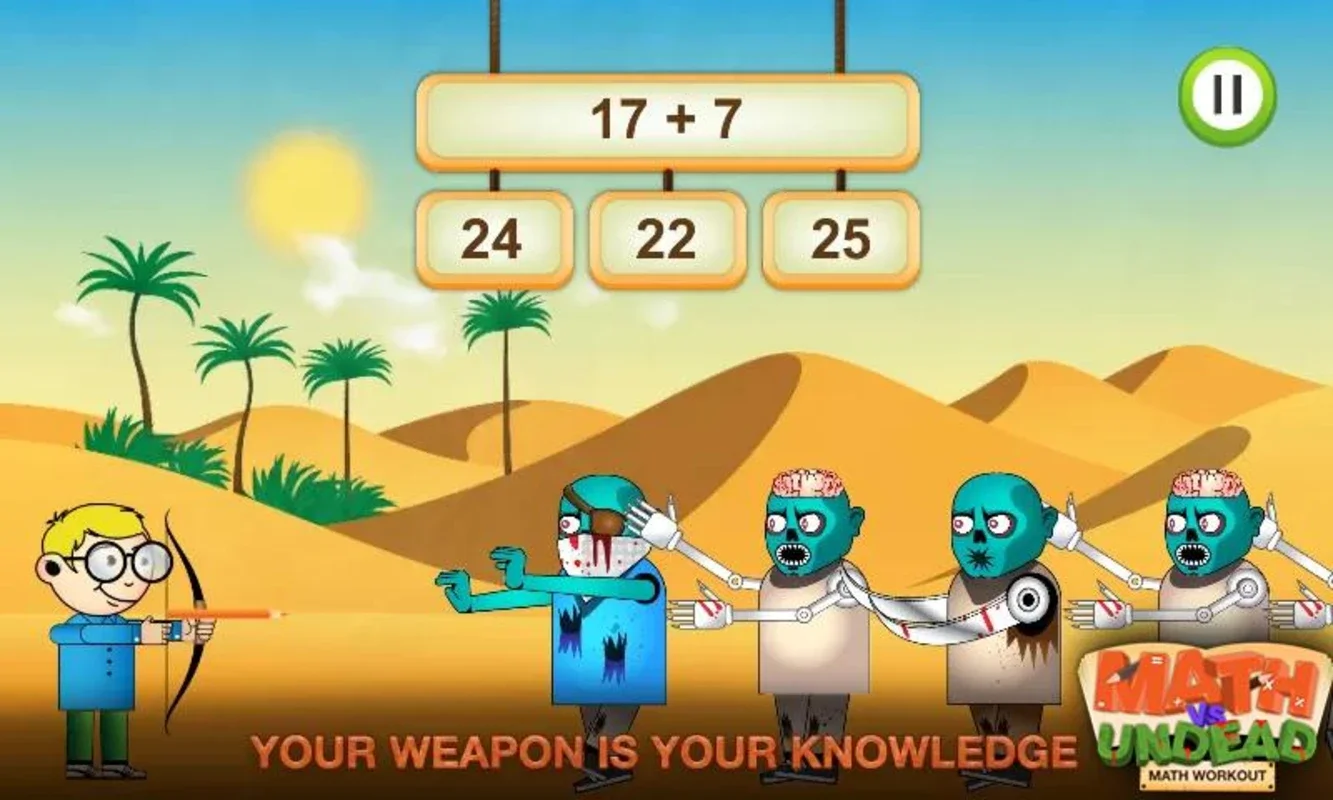 Math vs. Undead: Math Workout on Android - Fun Math Learning