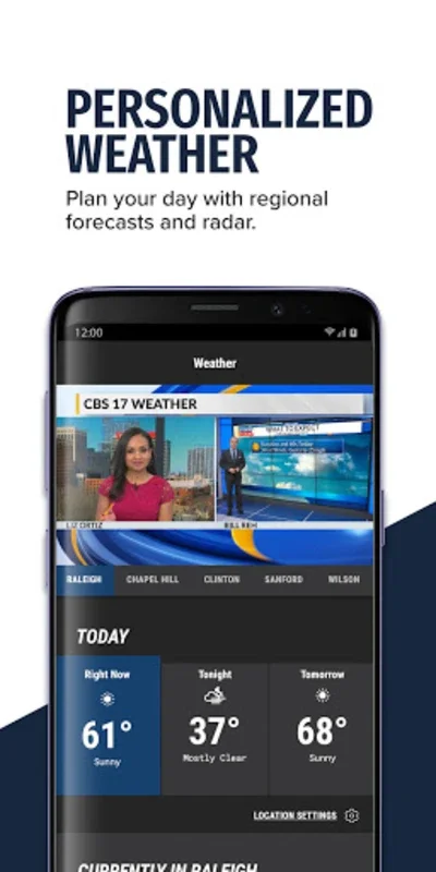 CBS 17 News for Android - Local Updates at Your Fingertips