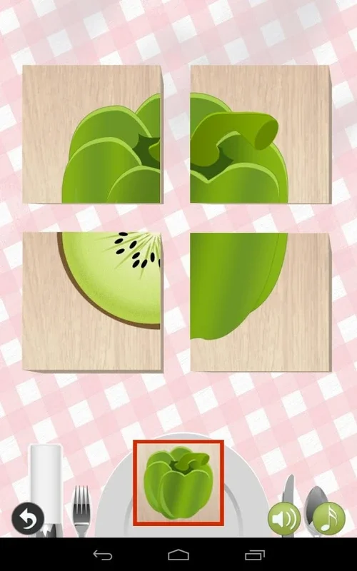 Food Blocks game for Kids for Android - Learn Healthy Eating